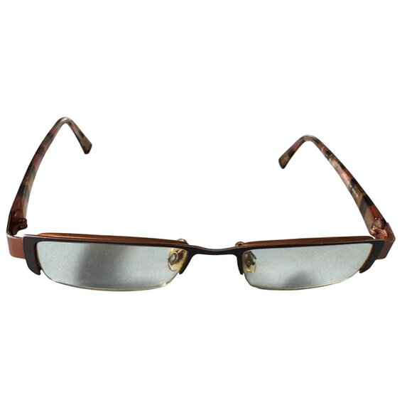 FYSH Urban Eyewear Glasses Frames Only Striped Copper Tone Modern 50-18-135 - Picture 13 of 13